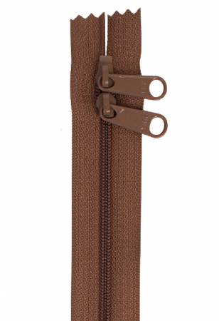 Handbag Zipper 40in Seal Brown - Happy Little Quilt Shop