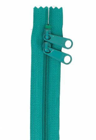 Handbag Zipper 40in Emerald-Double-Slide - Happy Little Quilt Shop