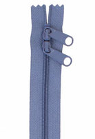 Handbag Zipper 40in Country Blue-Double-Slide - Happy Little Quilt Shop