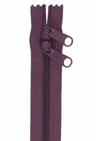 Handbag Zipper 40in Eggplant-Double-Slide - Happy Little Quilt Shop