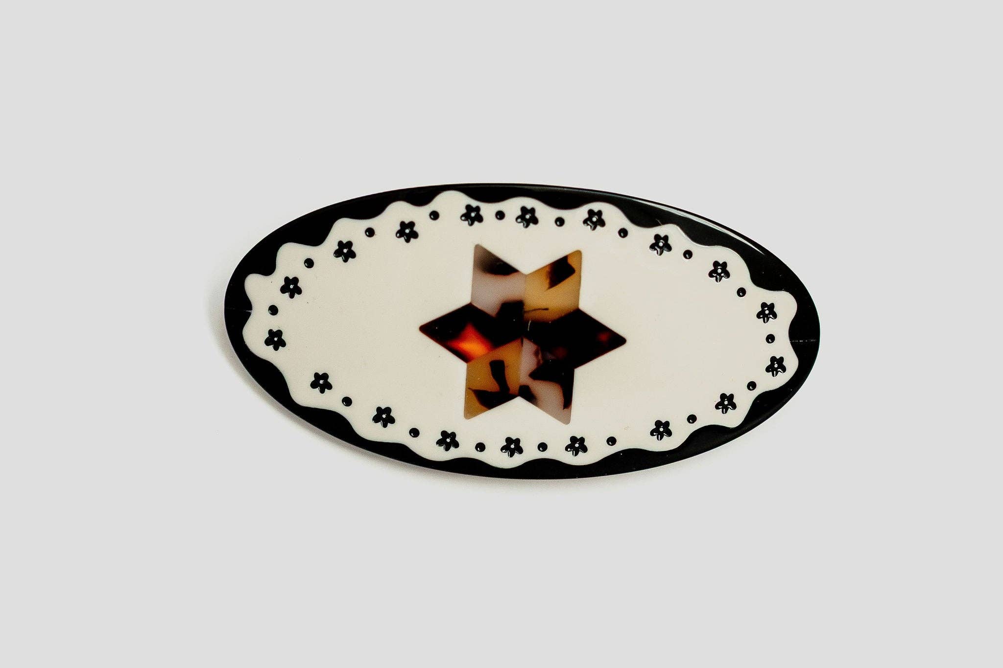 PRE-ORDER Tortoise Star Ponytail Barrette - Happy Little Quilt Shop